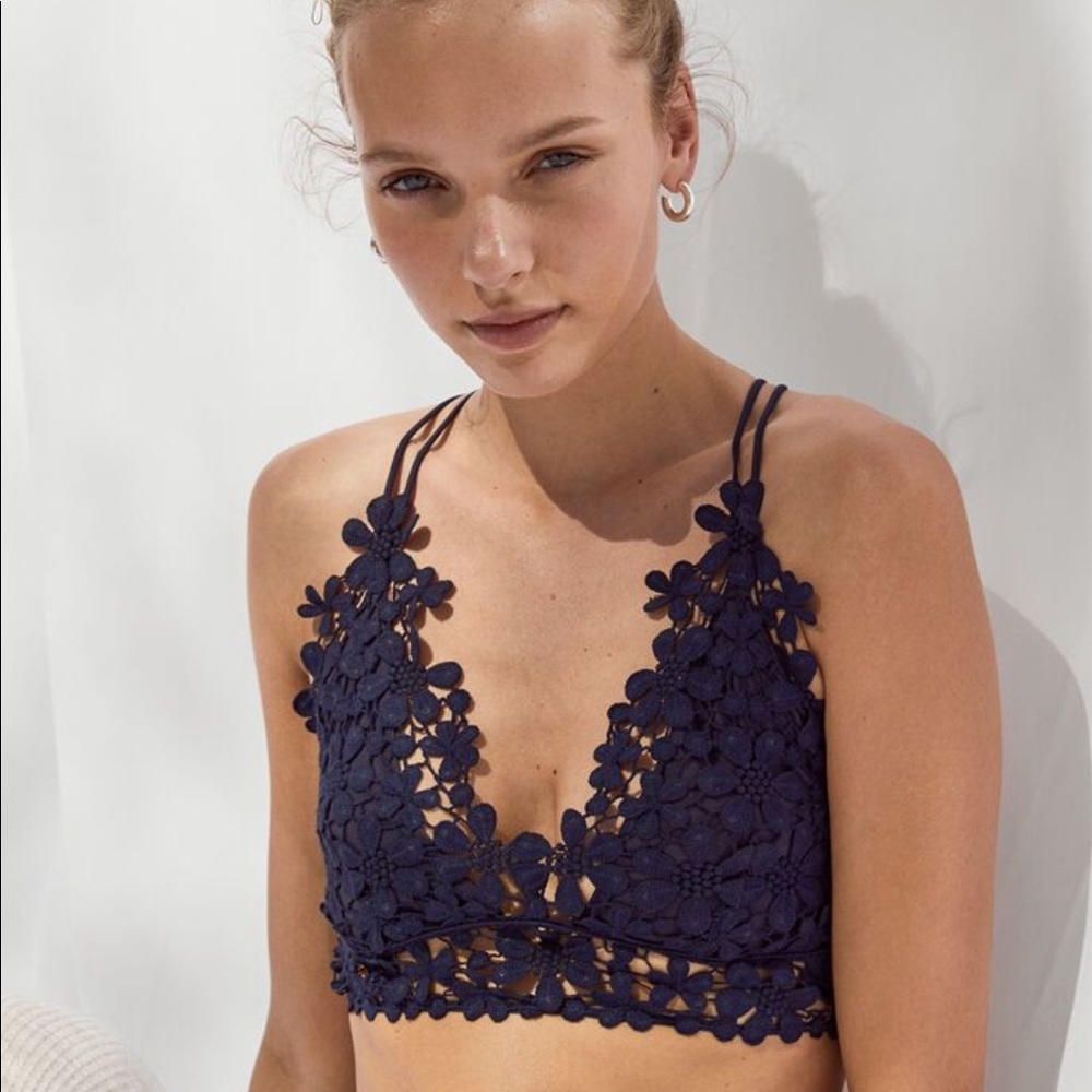 NWT Free People Navy Miss Daizie Bralette